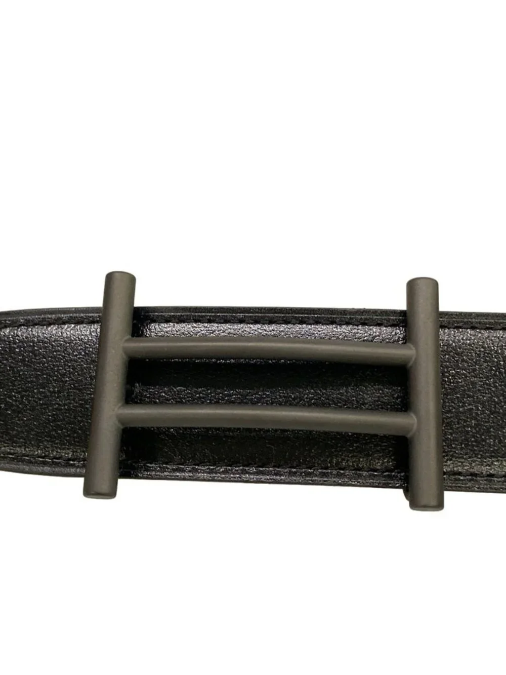 Hermes Belt 85 Rider Black Gold